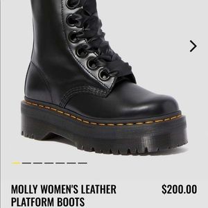 Dr Martens molly platform boot